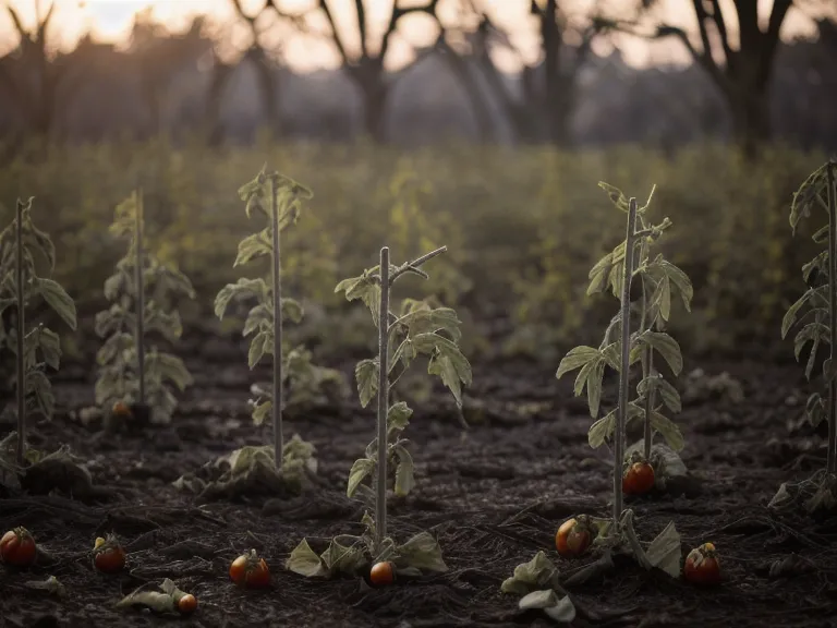 Plants de tomates grillés par une gelée tardive, l'erreur de semis qui coûte cher au potager