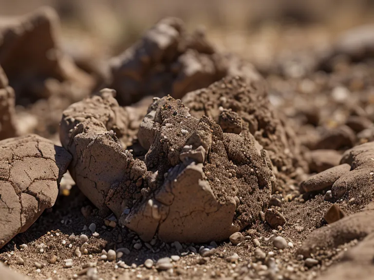 Terre sèche et craquelée d'une pelouse abîmée après un été sans pluie