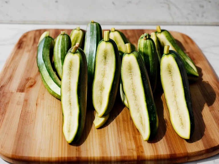 Courgettes en dés salées avant congélation, une astuce de conservation de la récolte